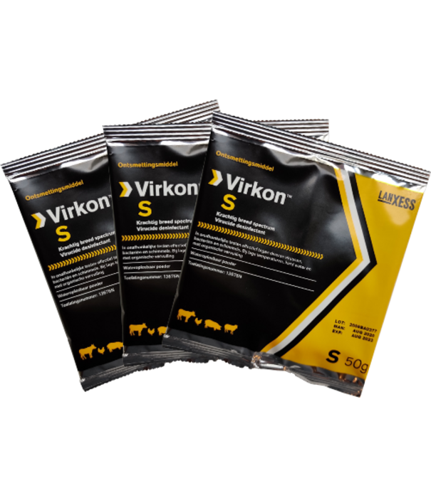 Virkon Virkon S 50 gram sachet kopen – Desinfectiemiddel | Zoolac.nl