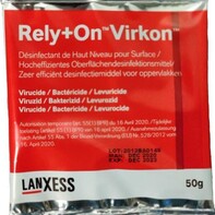Rely+On™ Virkon™ Rely+On™ Virkon™ 50 g – Powerful and versatile broad-spectrum disinfectant for hard surfaces