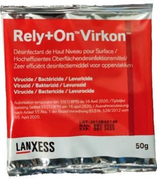 Rely+On™ Virkon™ 50 g – Broad-Spectrum Disinfectant