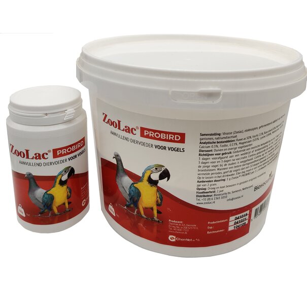 Zoolac Zoolac PROBIRD - probiótico para aves 1 kg