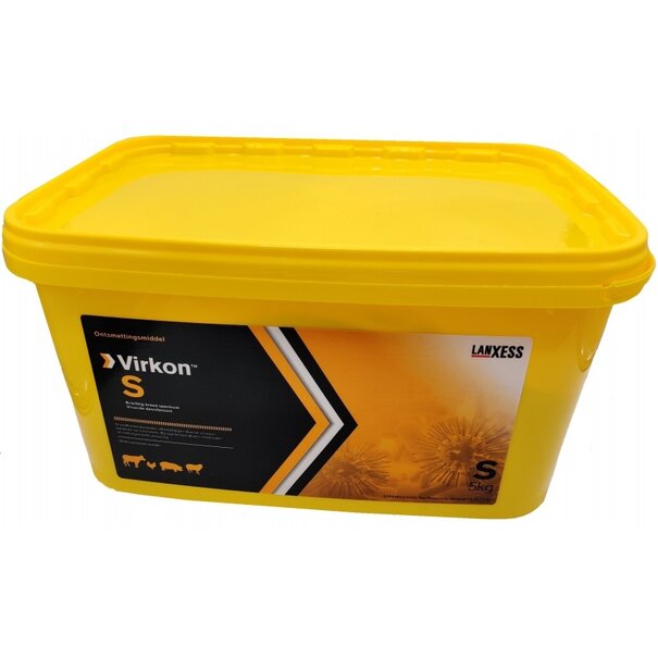 Virkon Virkon S 5kg - Désinfectant oxydatif - chiens, chats, chevaux, koï, oiseaux
