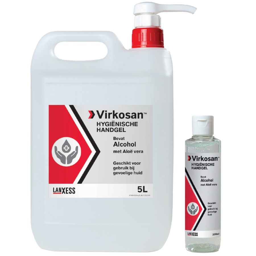 VIRKOSAN 200 ML - Gel hygiénique pour les mains contient 80% d'éthanol et d'Aloe Vera-2