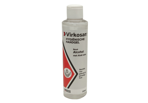 VIRKOSAN 200 ML - Gel hygiénique pour les mains contient 80% d'éthanol et d'Aloe Vera 