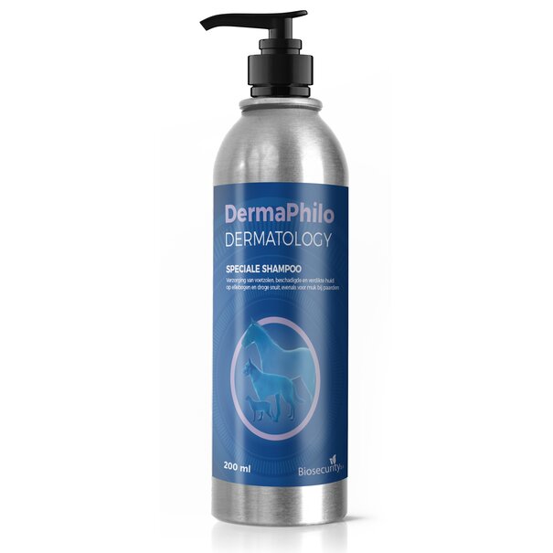 Derma-prescription Crème DermaPhilo 200 ml – Soutien pour les problèmes de peau dus aux champignons, levures et bactéries chez chiens, chats et chevaux