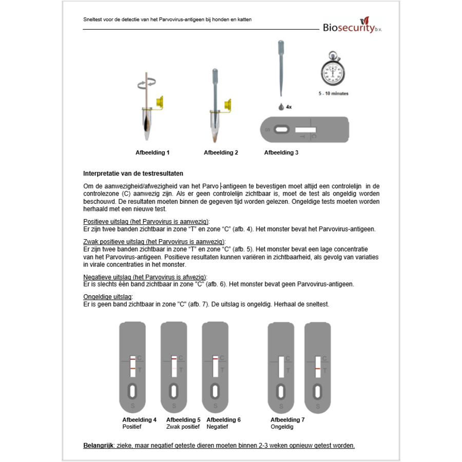 Parvo - one-step rapid test-4