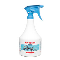 Finecto Finecto+ Protect 1000 ml - ist ein Umgebungsspray / Fellspray gegen rote Vogelmilben und Milben.