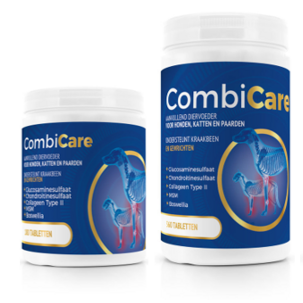 Combicare Combicare Tablets - suplemento alimenticio para perros, gatos y caballos como apoyo para animales con problemas articulares y/o defectos motores.