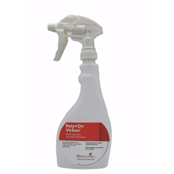Rely+On™ Virkon™ Botella pulverizadora Rely+On Virkon™ 500 ML (vacía)