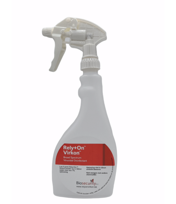 Rely+On™ Virkon™ Sprayfles  Rely+On Virkon™ 500 ML  (leeg)
