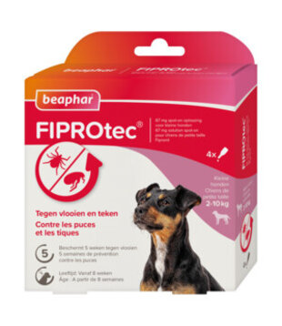 Fiprotec 2-10kg  4 pipettes