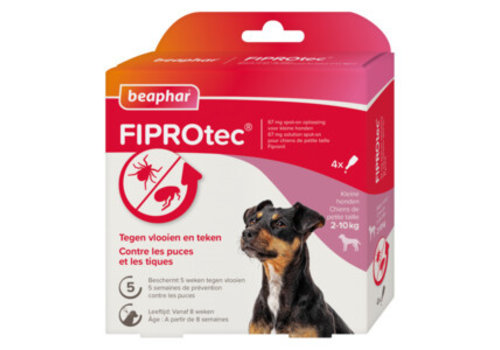 Fiprotec 2-10kg 4 pipettes 