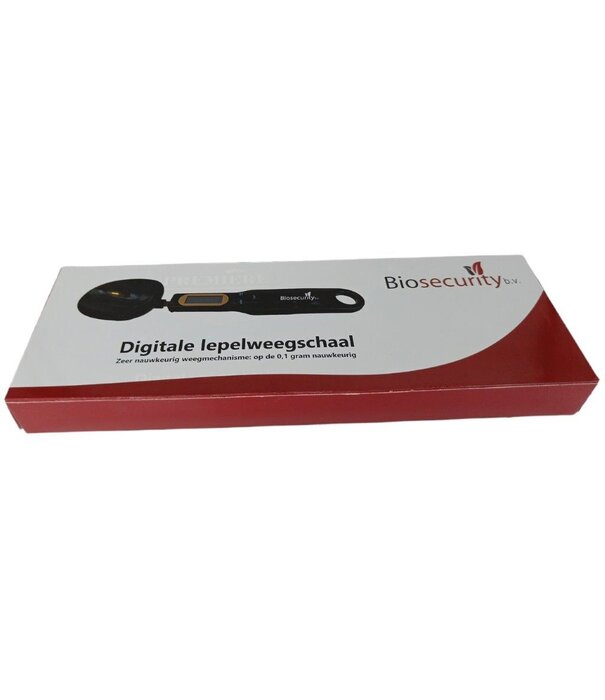 Biosecurity Biosecurity digitale lepelweegschaal ( 0,1 t/m 500 gram)