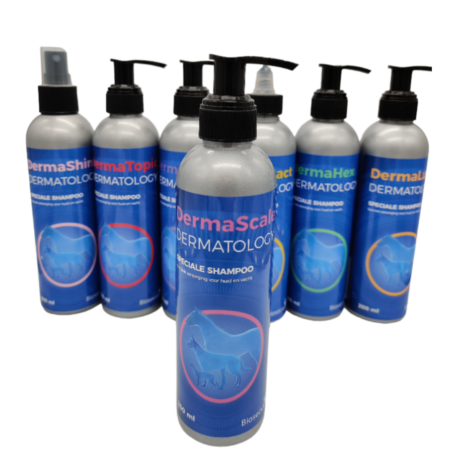 Derma-Scale 250ml est un shampooing hypoallergénique, doux avec des propriétés nettoyantes, kératolytiques, désinfectantes et reconditionnantes.-2