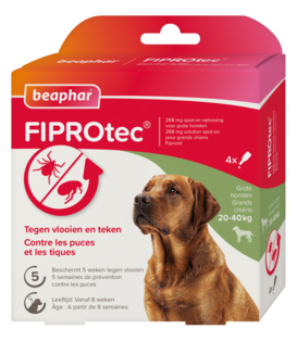 Fiprotec 20-40kg 4 pipettes
