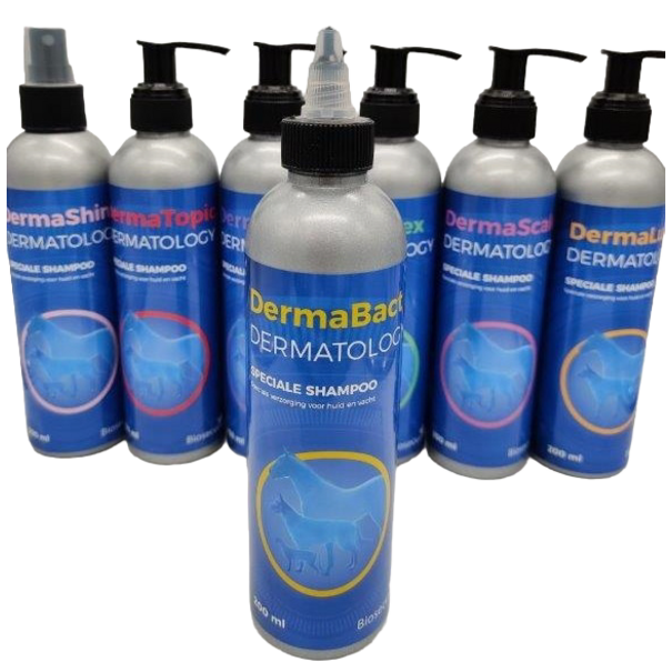 Derma-prescription DermaBact 200 ml – Milde, hypoallergene shampoo met desinfecterende werking voor honden en katten
