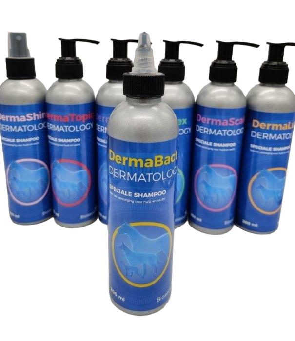 Derma-prescription DermaBact 200 ml – Milde, hypoallergene shampoo met desinfecterende werking voor honden en katten