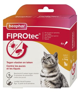 Fiprotec Spot-On chat 4 pipettes