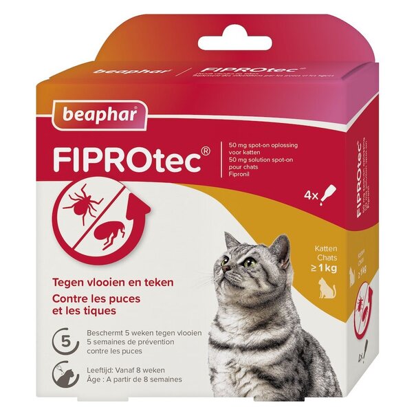 Fiprotec Fiprotec Spot-On chat 4 pipettes