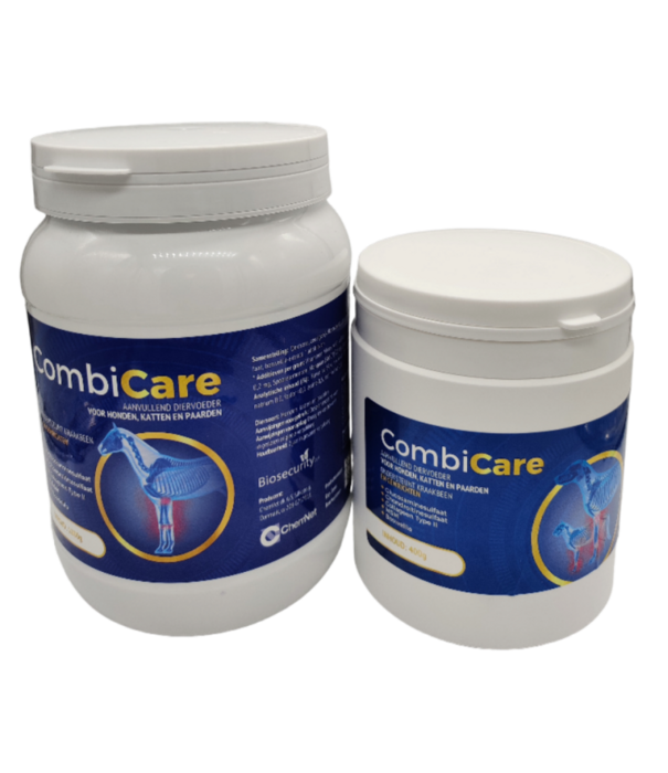 Combicare Combicare Poudre - aliment complémentaire pour chiens, chats et chevaux pour soutenir les animaux souffrant de problèmes articulaires et/ou de déficiences motrices.