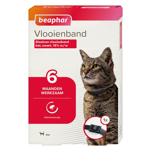 Beaphar Vlooienband kat - zwart1st 