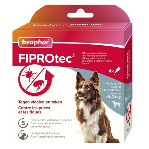 Fiprotec 10-20 kg – 4 pipetas 
