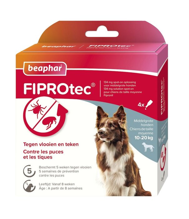 Fiprotec Fiprotec 10-20kg 4 pipettes