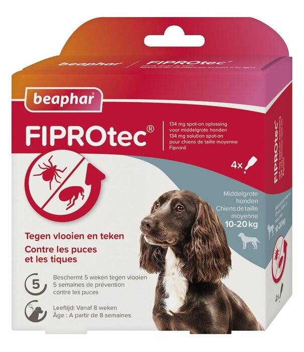 Fiprotec Fiprotec 10-20kg 4 pipettes
