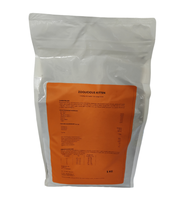 Zoolicious Zoolicious Kitten 5 kg - 35/24 - 100% Hochwertiges und Ausgewogenes Futter für junge Kätzchen