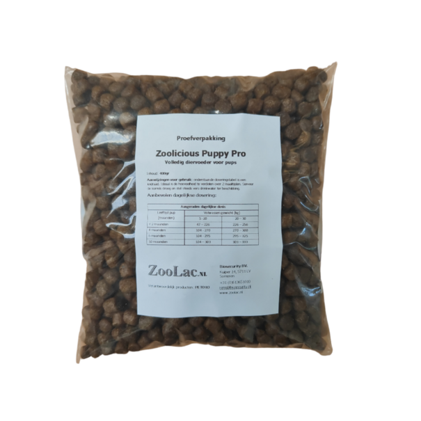 Zoolicious Zoolicious Puppy Pro 400 g - 28/18 - Probepackung