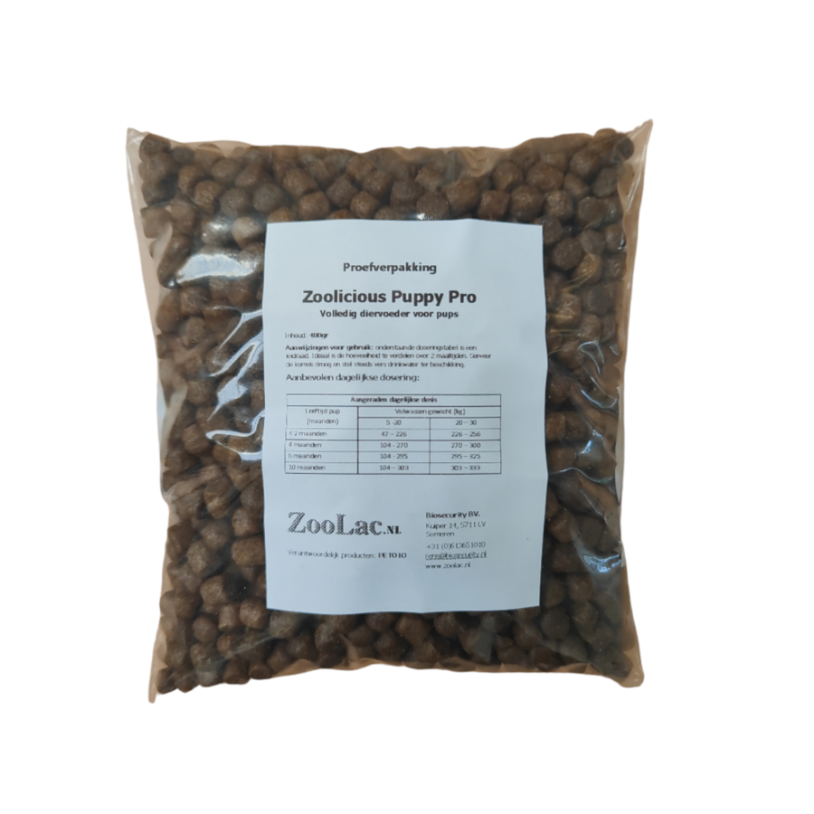 Zoolicious Puppy Pro 400 gr - proefverpakking-1