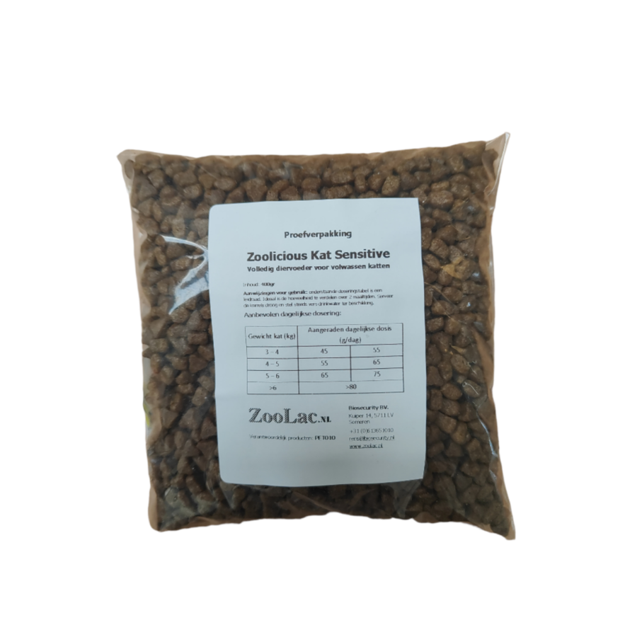 Zoolicious Cat Sensitive 400 g - 33/19 - trial package-1
