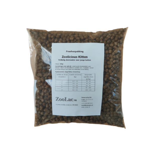 Zoolicious Zoolicious Kitten 400gr - 35/24 - proefverpakking