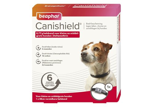 "Canishield Beaphar chien petit/moyen 48cm 1 pièce" 