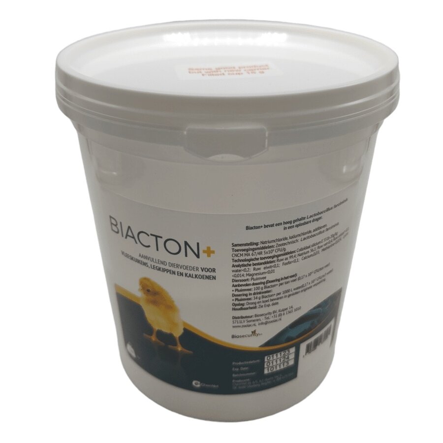 Biacton+ probiotique pour poules pondeuses, poulets de chair, dindes et pigeons-1