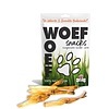 Woef Woef snacks Oreilles de lapin sans fourrure 90 grammes