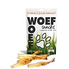 Woef Woef snacks Rabbit ears without fur 90 grams