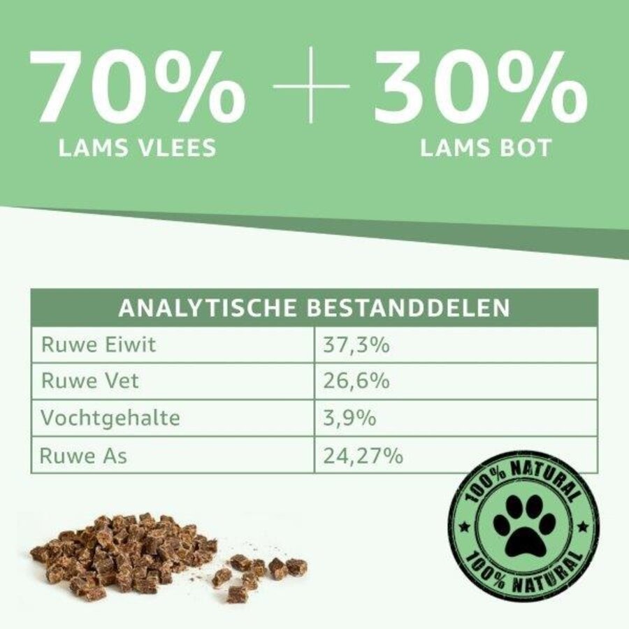 Lammtrainer 100 % natürlich  snack für Hunde-5