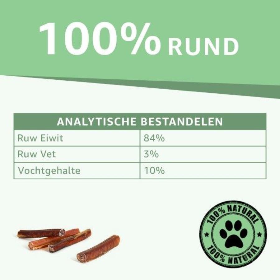 Büffelhaut - 100% Büffelsnack für Hunde-5