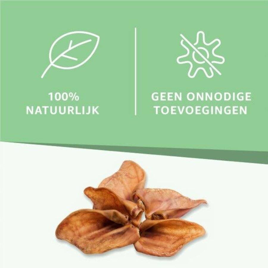 Orejas de cerdo 8 piezas - ¡Golosinas Woef Woef 100% naturales!-2