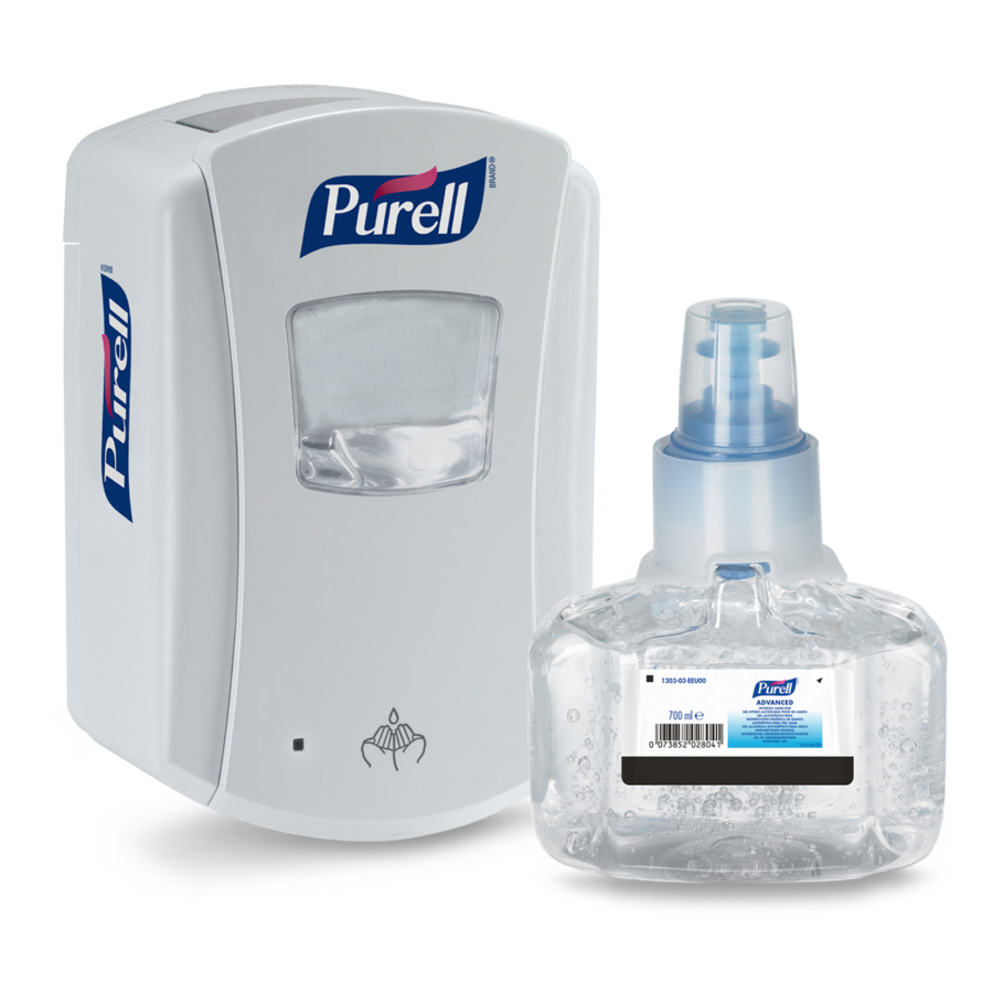 Distributeur Purell sans contact + recharge 700 ml - ensemble-1