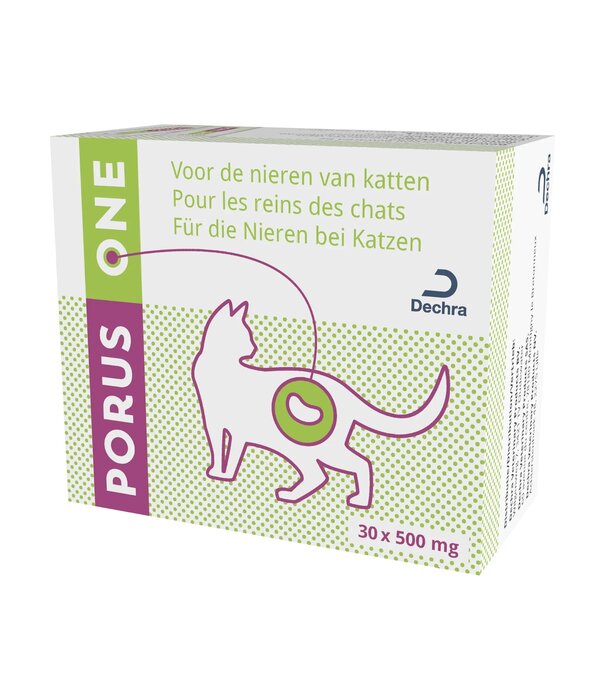 Porus one Porus One - Para el apoyo de la salud renal en gatos 30 x 500 mg