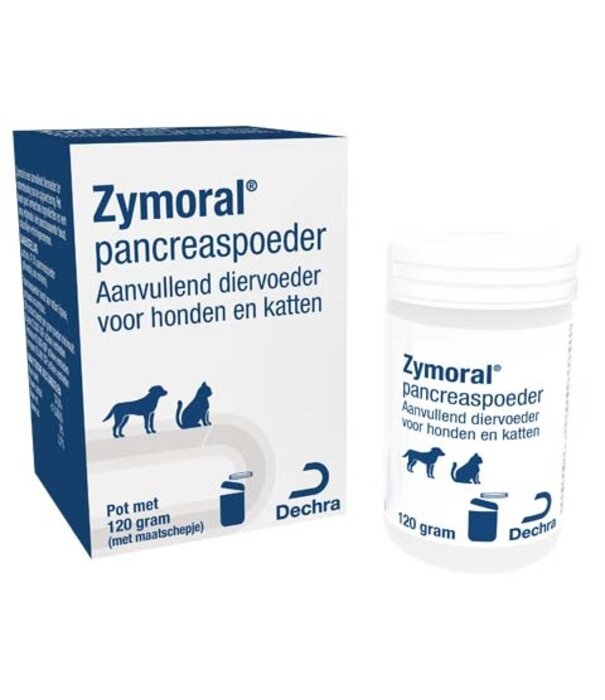 Zymoral Zymoral Polvo Pancreático para Perros y Gatos – con Lipasa, Proteasa y Amilasa – Contribuye a la Digestión
