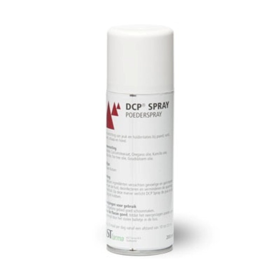 DCP Spray is een poederspray voor verlichting van jeuk en huidirritaties bij paard, rund, varken, schaap en hond-1