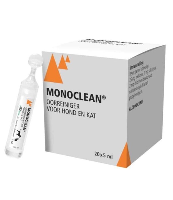 Monoclean Limpiador de oídos Monoclean, 20 x 5 ml.