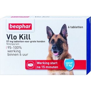Vlokill+ large dog from 11kg - 6 pieces