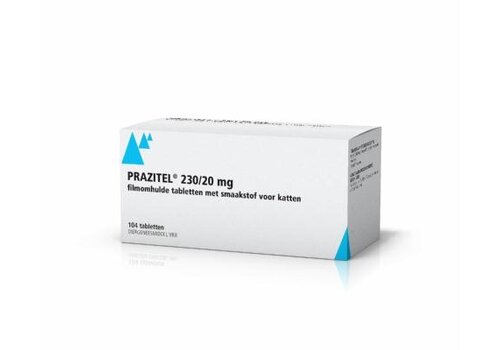 Prazitel pastillas para desparacitar gatos con sabor para gatos - 8 unidades. 