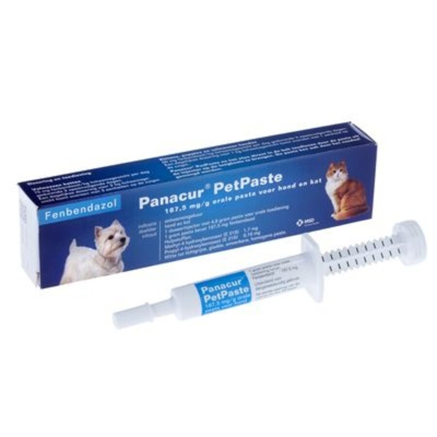 Panacur Petpaste K/H pasta antiparasitaria para administración oral contra gusanos en perros y gatos.-1