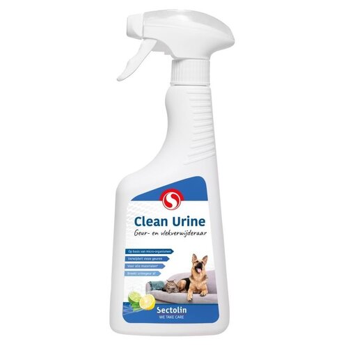 Clean Urine Spray Odor and Stain Remover Dog and Cat 500 ml 