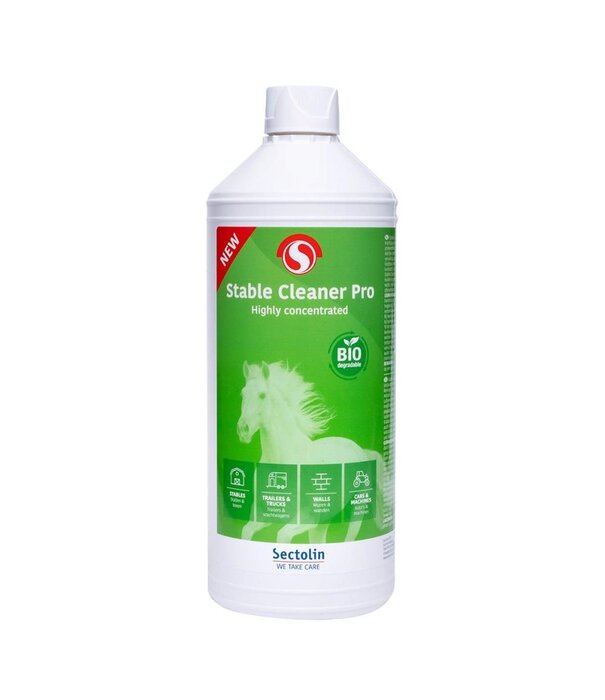 Sectolin Stable Cleaner Pro 1 liter - powerful cleaner for cleaning stables, buildings, and trailers.
