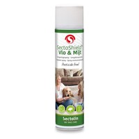 SectoShield Spray Anti-Puces et Anti-Mites pour Environnement Chien & Chat 400 ml - pour un environnement sans puces